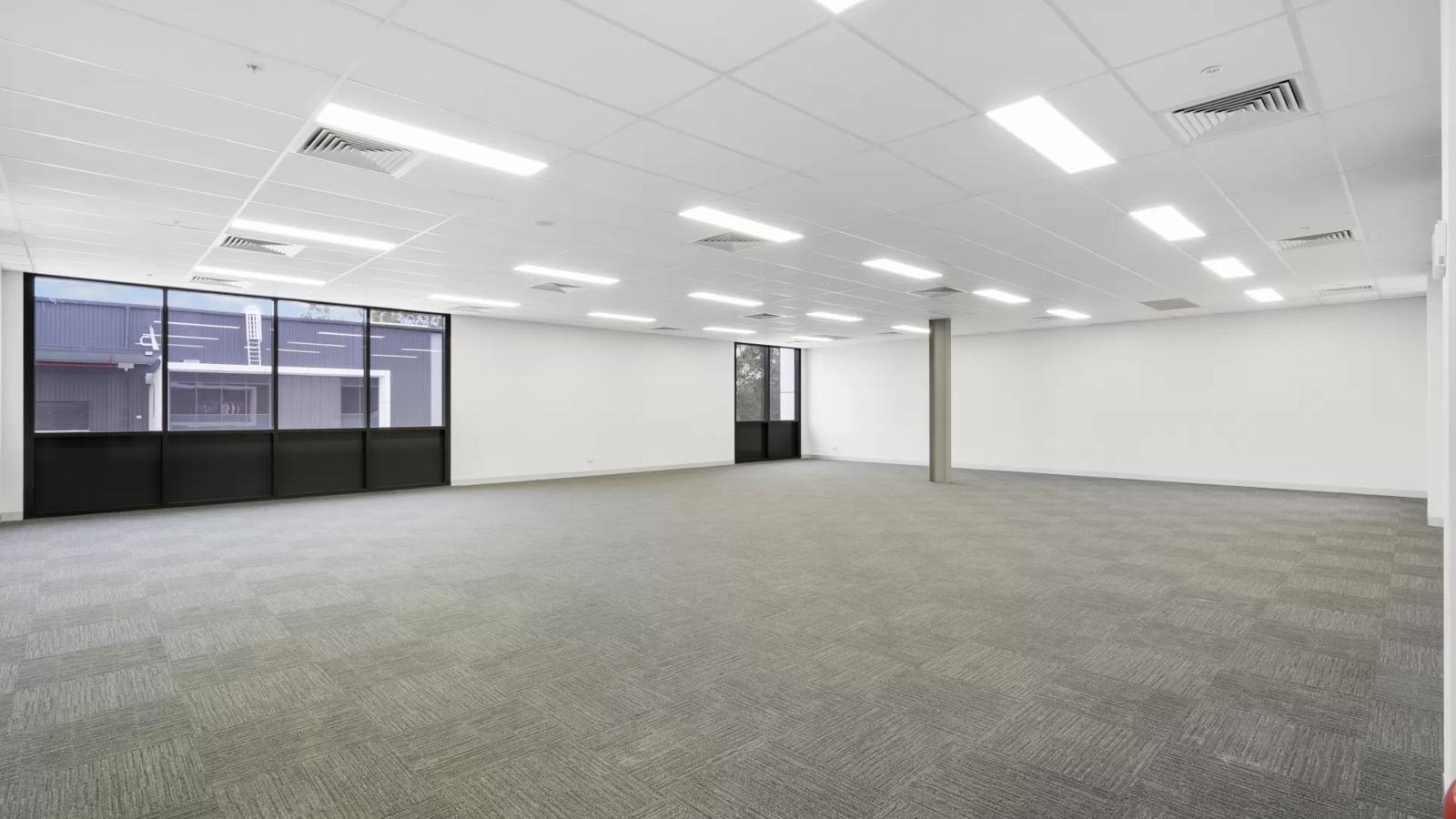Finished office interior at Arundel Logistics Hub