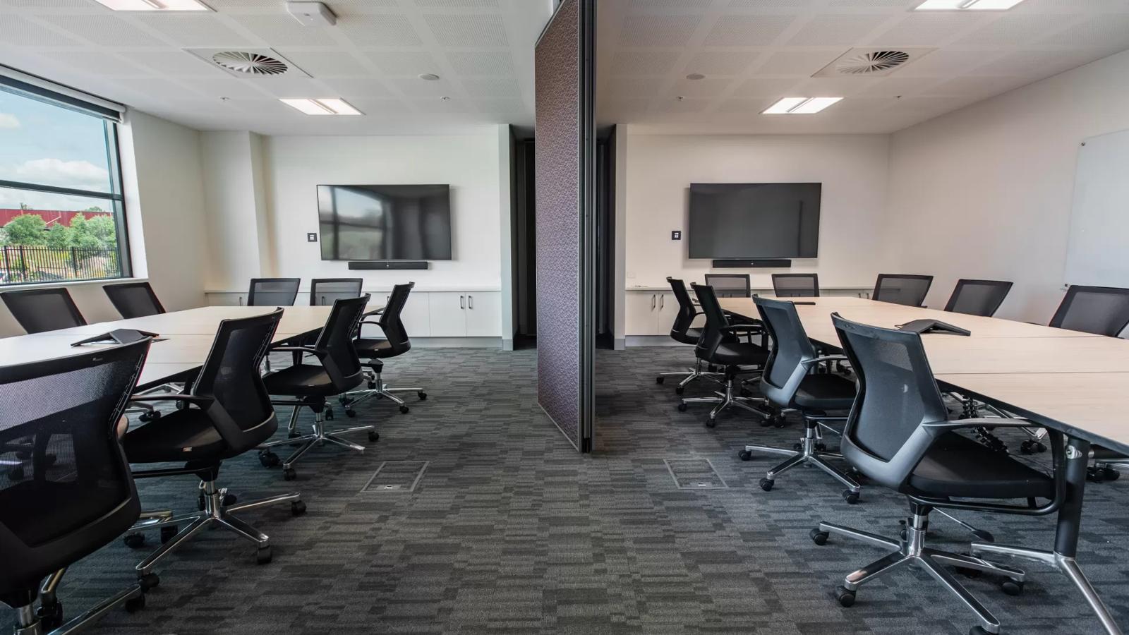 Finished boardroom at DHL Berrinba