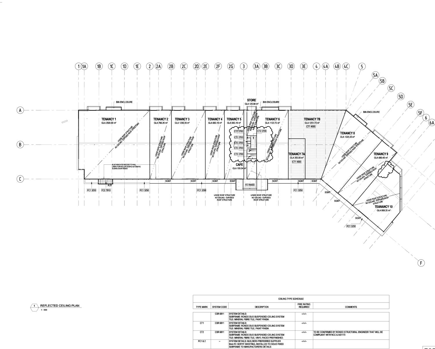 Burleigh Home + Life reflected ceiling plan